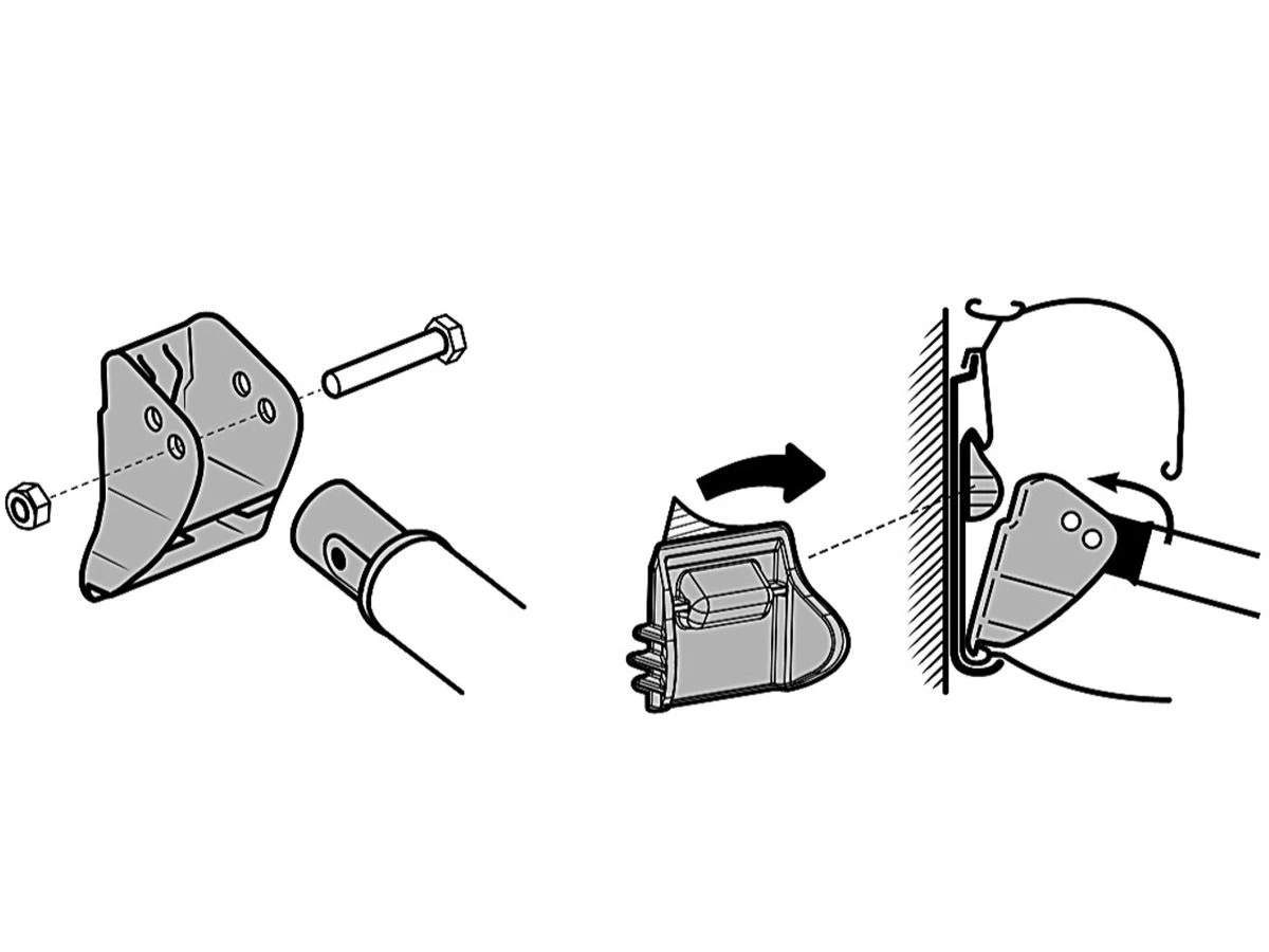 Thule Connection Pieces Tension Rafter 5003 3 Thule Connection Pieces Tension Rafter 5003