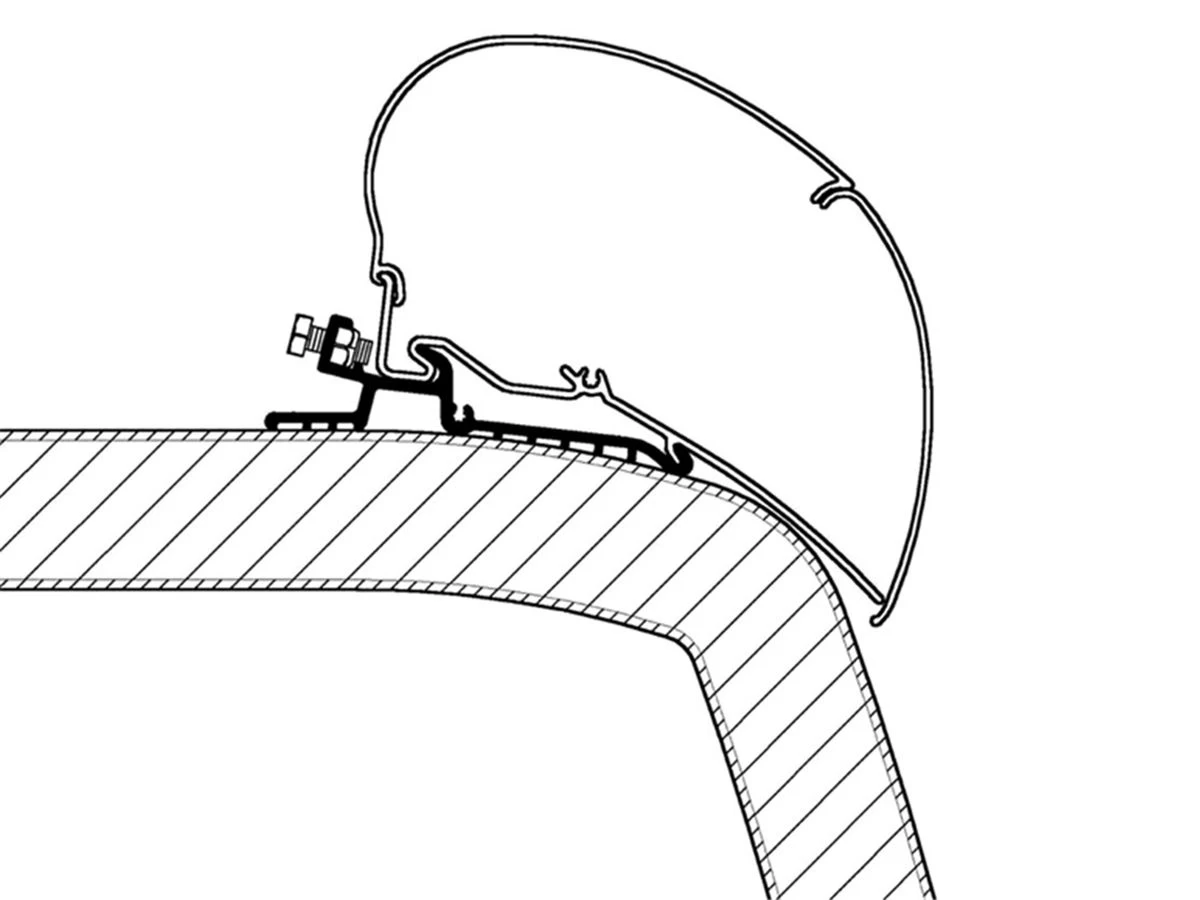 Thule Omnistor Adapter Hymer SX Serie 6 4,50m 3 Thule Omnistor Adapter Hymer SX Serie 6 4,50m