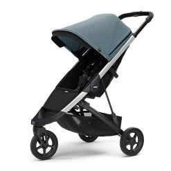 Thule Spring Kinderwagen Frame Alu Inclusief Zonnekap Teal Melange