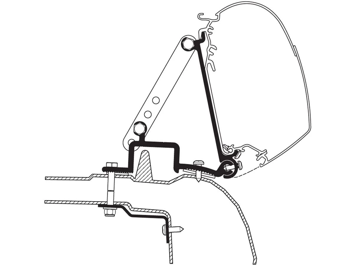 Thule Adapter 5200 Master Movano 1998-2010 3 Thule Adapter 5200 Master Movano 1998-2010