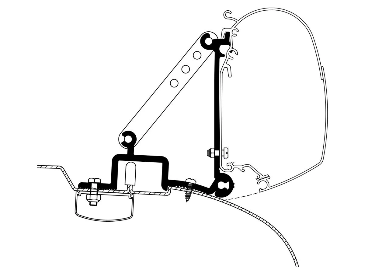 Thule Adapter 5200 Ducato H2 1994-2006 3 Thule Adapter 5200 Ducato H2 1994-2006