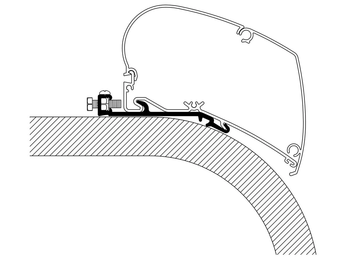 Thule Flat Roof Adapter 400 Cm 3 Thule Flat Roof Adapter 400 Cm