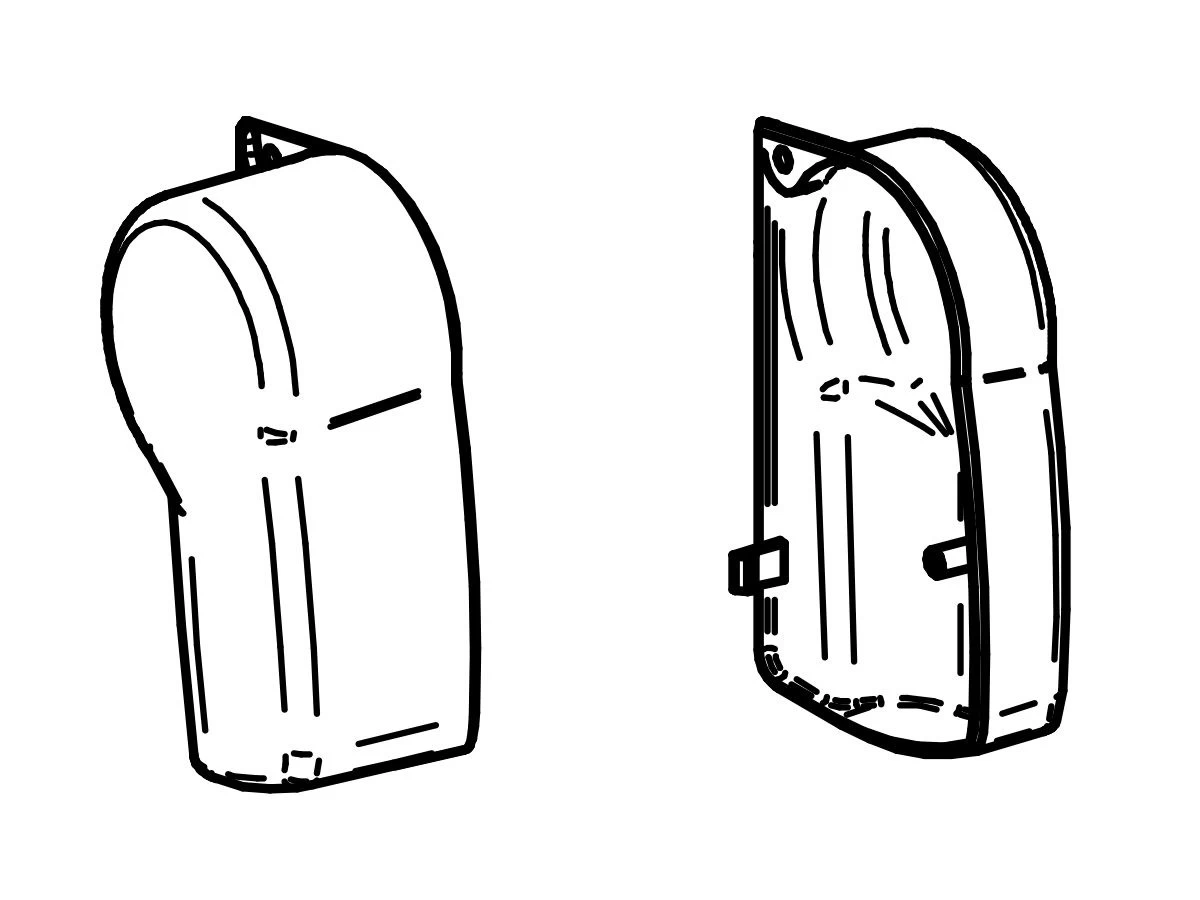 Thule Omnistor Set Eindkappen Cassette 4900 Antraciet 3 Thule Omnistor Set Eindkappen Cassette 4900 Antraciet