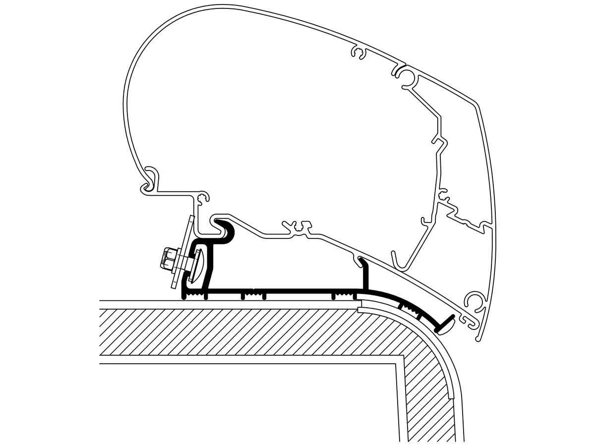 Thule Roof Adapter Hymer 2013 450 Cm 3 Thule Roof Adapter Hymer 2013 450 Cm